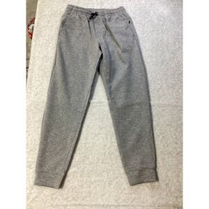 Members Mark Mens Active Jogger Heather Gray Double Knit Stretch Pants Size S